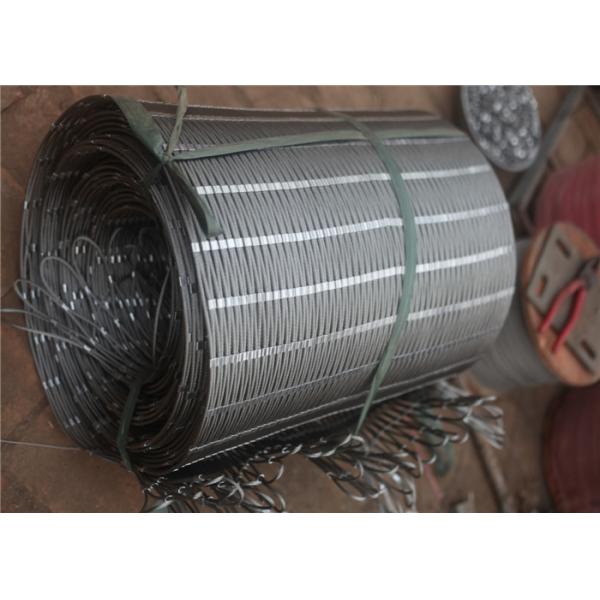 Wear Resisting Stainless Steel Cable Trellis Mesh For Green Wall Foundation