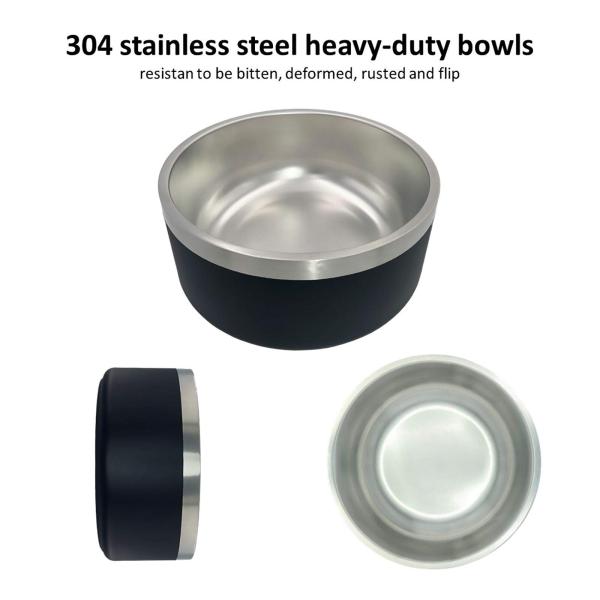 Portable Medical Standard Food Water Bowl , Dog Cat Stainless Steel Bowls High Quality