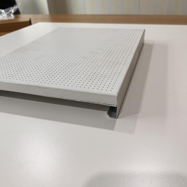 1.0mm Aluminum Metal Ceiling Corrugated Hook On Panel With Standard Perforation