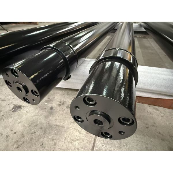 OEM Telescopic Hydraulic Cylinder High Pressure Hard Chrome Plated 1865mm Stroke