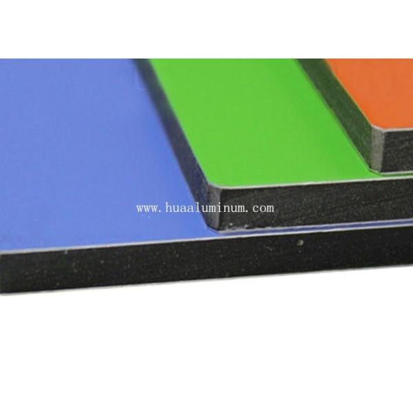 Mould Proof Curtain Wall Panel , PVDF Coated 6mm Aluminium Composite Panel