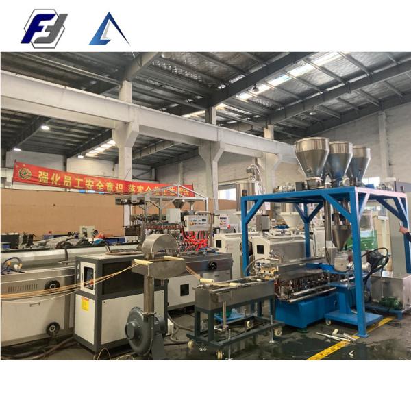 PLA PHA PBAT Bio Based Plastic Granulator Machine Double Screw Plastic Granulating Equipment