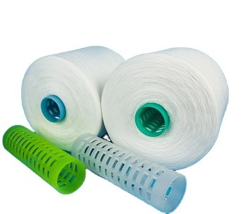 Wholesale 100% Polyester Raw Yarn 30/2 2s/40/50/60S Raw White With Dyeing Tube Yarn