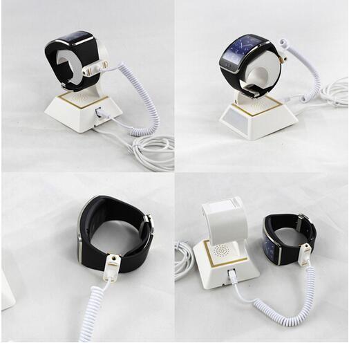 smartwatch anti-shoplifting stand holder with sensor alarm,anti-rob smartwatch security