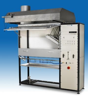 Equipamento de testes dos materiais de construção do ISO 9239-1/pavimentação do equipamento de testes do fogo do fluxo de calor brilhante