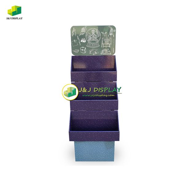 Stackable Paper Knock Down Stand for Stationery Products