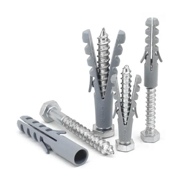 Customizable Strong Hold Self Drilling Concrete Screw Plastic Anchor For Hollow Wall Insulation Installation