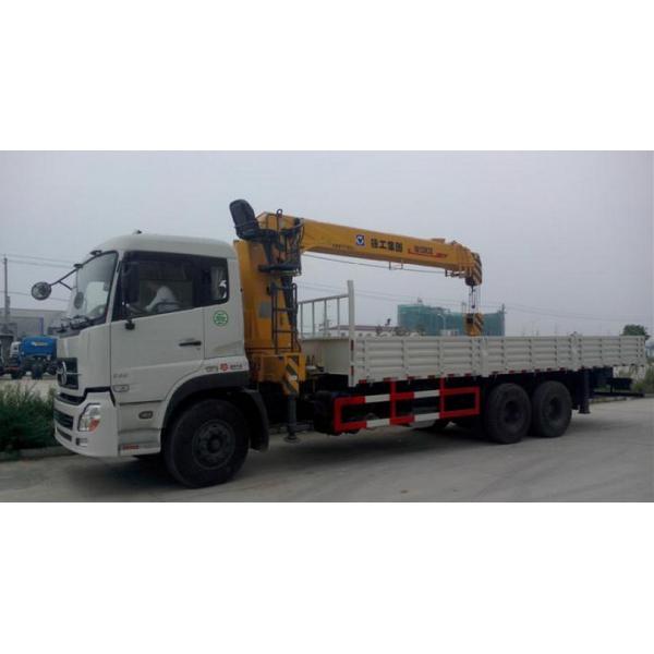 245hp Mobile Truck Mounted Crane Truck Loader Crane Lifting Capacity 12 Ton