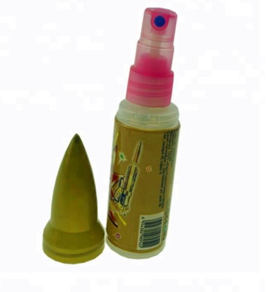 High Grade Ingredients Soft Super Spray Candy Bullet Shape 12 Months Shelf Life