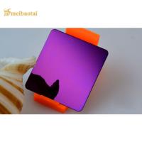 a espessura SS de 2.0mm coloriu corrosão de prata do espelho 4x8 do preto do roxo do ouro da folha a anti