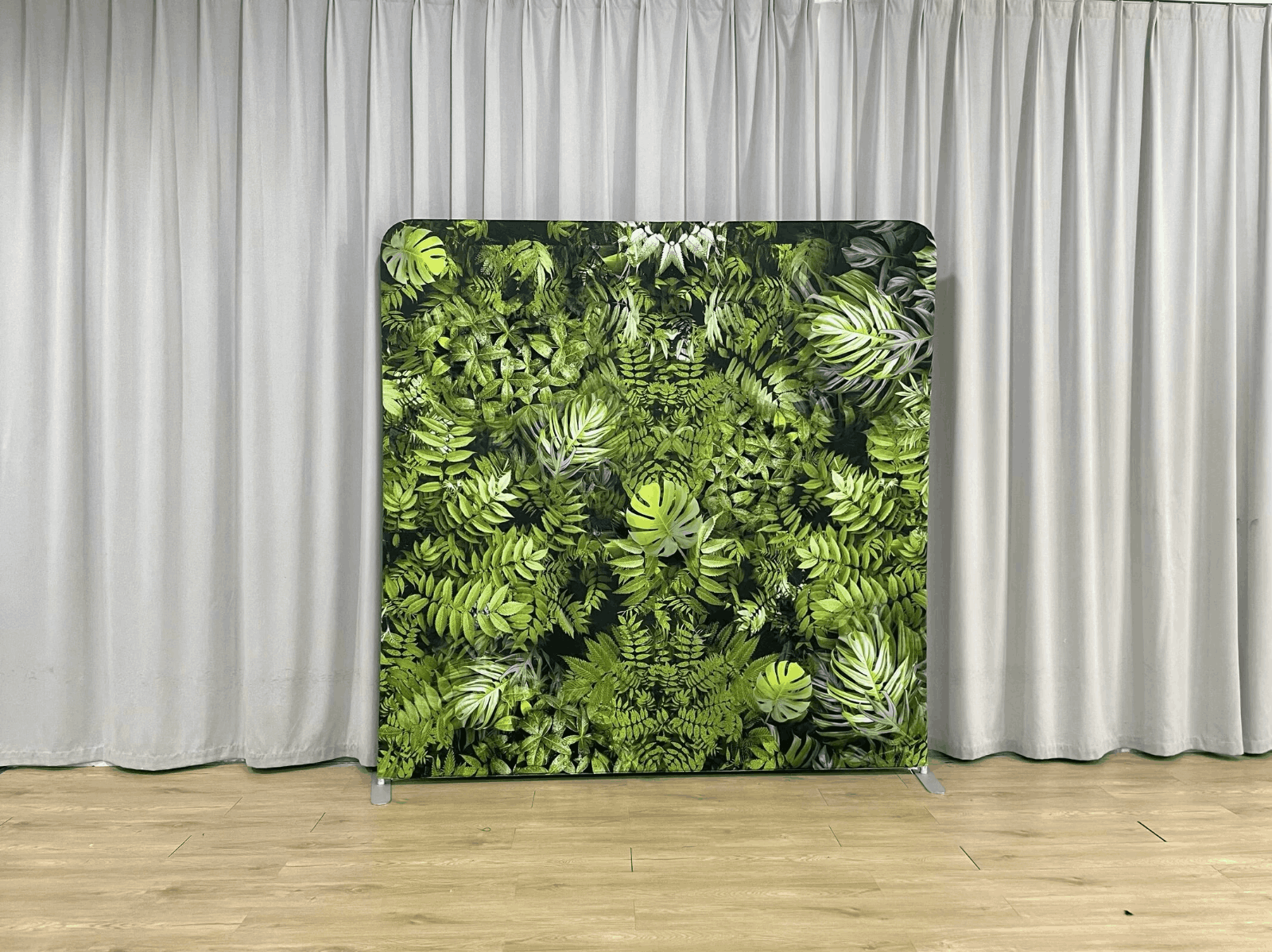 Polyester 8x8 Photo Booth Backdrop Glowing Hearts Pillowcase Backdrop Stand