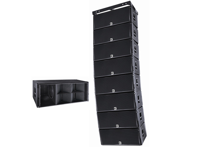 Outdoor Line Array Speakers For Church , Box Speaker Line Array CE / RoHS