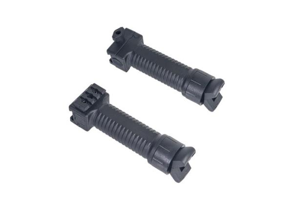 Outdoor Hunting Tactical Vertical Fore Grip with Retractable Bipod and Picattinny Weaver Rail