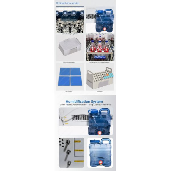 Refrigerated Shaking Incubator Orbital Floor Incubator Shaker 1000mlx4 500mlx24 / Model DS-5033