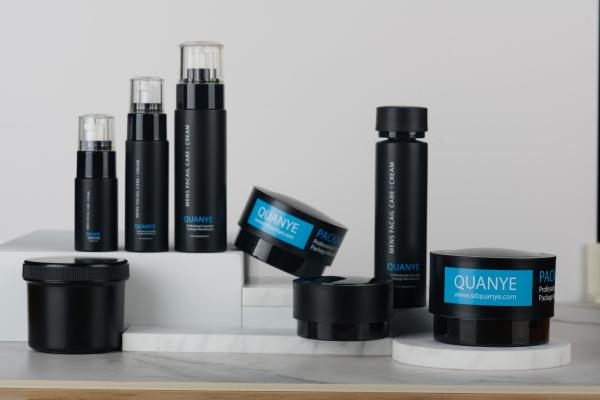 Série de soins personnels pour hommes Voyage Bouteille en plastique 100 ml Bouteille en plastique Bouteille de lavage du corps et du visage