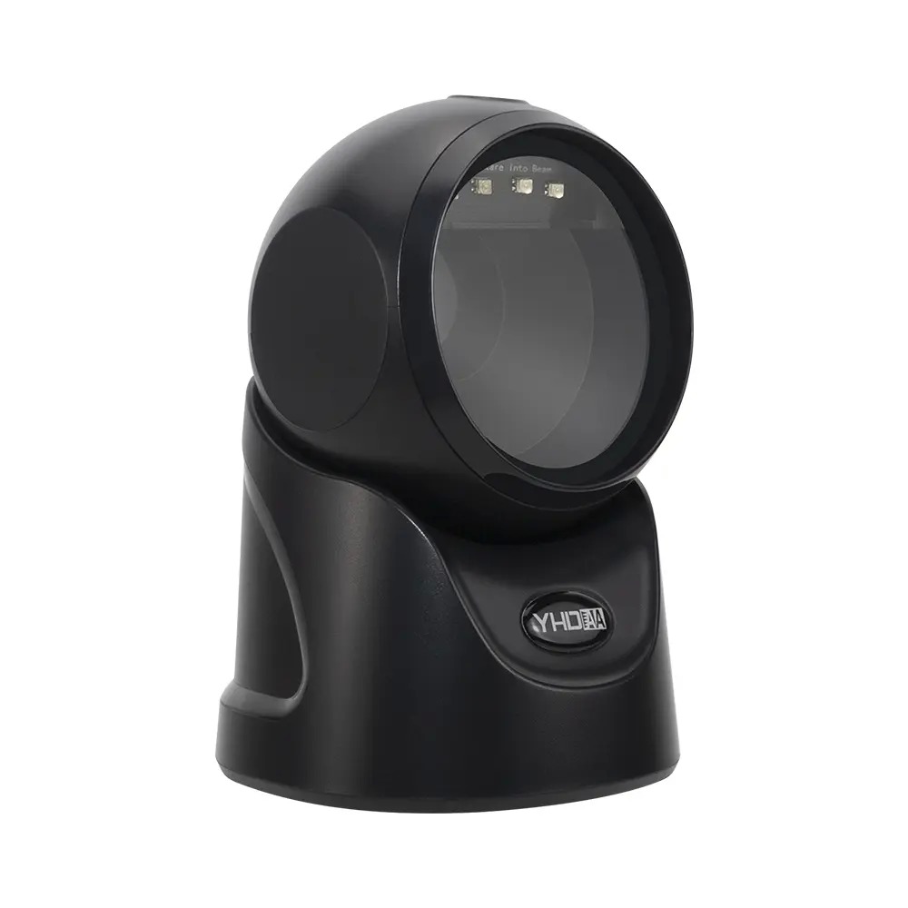 Auto Induction QR Code Bluetooth Scanner Efficient Desk Barcode Scanner