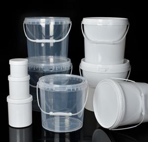 Container de plástico transparente personalizável Superfície lisa Capacidade de