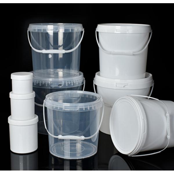 Smooth Transparent Plastic Container with Custom Design