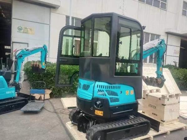 China Mini Excavator 1.3T Digger Excavator With Rubber Track pequeno