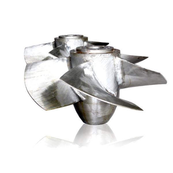 Kaplan Hydro Turbine Generator with Stainless Steel Blades, Up To 95% Efficiency, and Variable Flowrate for Hydroelectric Power