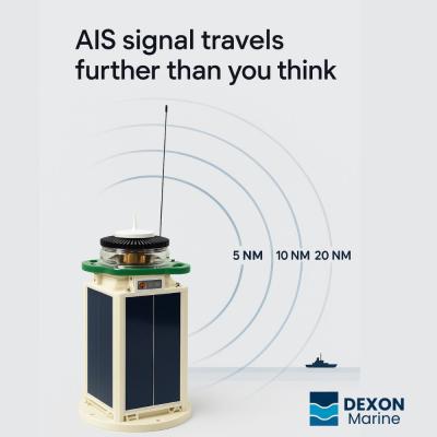 Feux de navigation marins solaires compacts OEM, balise lumineuse LED avec prise en charge AIS AtoN