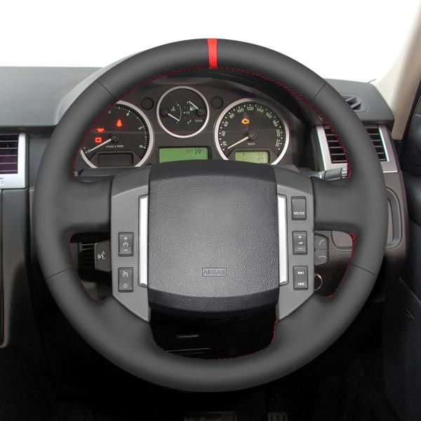 Car Accessories Custom Color Hand Stitched Genuine Leather Steering Wheel Cover for Land Rover Freelander 2 II LR2 (L359)