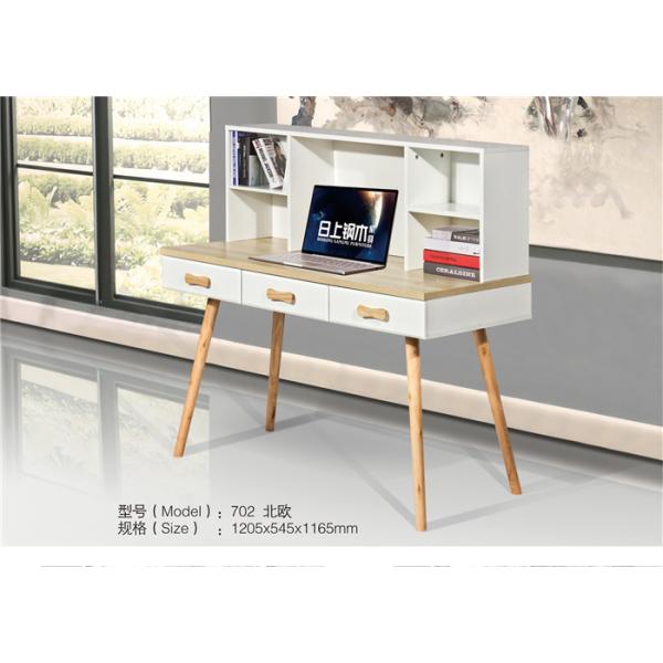 Flexible MDF Computer Desk , Study Table Computer Table Good Practicality