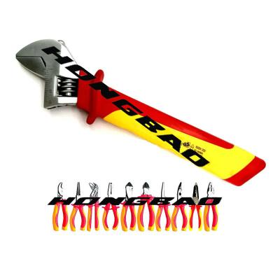 8 10 12 200mm 250mm 300mm 1000V VDE Hand Tools Set Vde Adjustable Wrench 1000V AC ADJ Spanner Wrench
