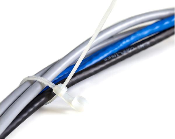 O fecho de correr do furo do parafuso de 11 polegadas amarra avaliado exterior interno das cintas plásticas de nylon pretas fortes
