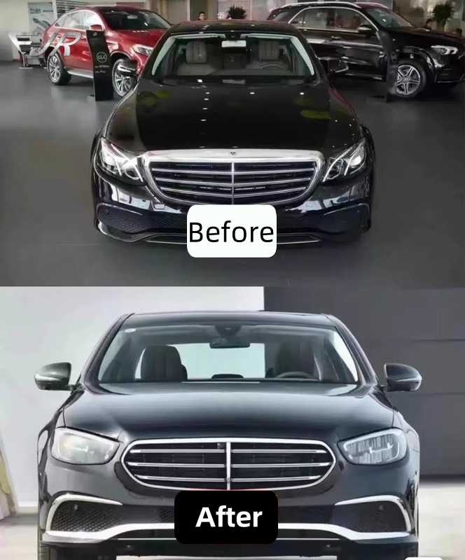 Для Mercedes Benz E-Class E200 E300 W213 Старый модель Новый E63 Передний и задний бамперы