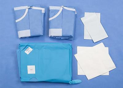 TUR Procedure Pack SMS Fabric Sterile Green Surgical pack Essential Lamination Patient disposable urology surgical pack