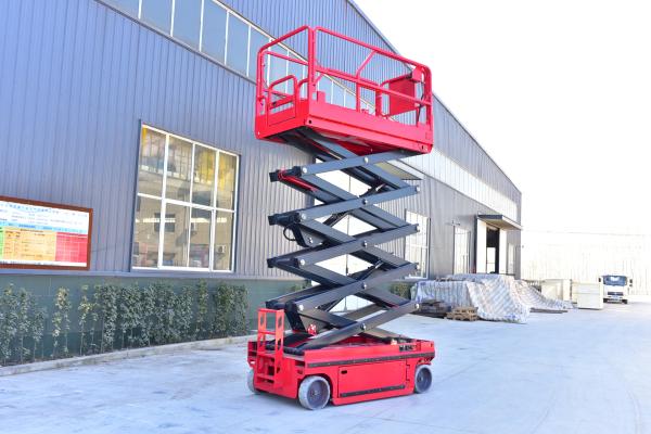 Electric Scaffolding Lift for Building Construction Remote Control Mobile Lifting Platform Truck Foldable Electric Lifting Tool