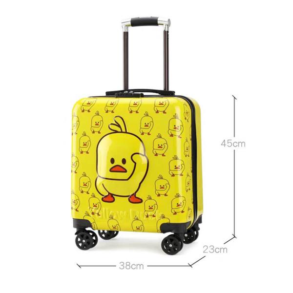 Practical 25L Kids Travel Luggage Multiscene Polyester Material