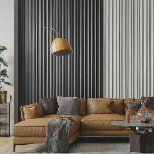 9mm 3d Sala de estar Pvc Painel de parede Decoração de casa Interior Design moderno