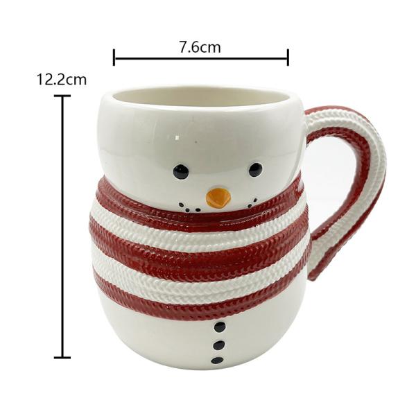 Série de Natal Café Água Leite Taça de boneco de neve Galinha de Natal Keramico Taça Para Presentes Decoração Doméstica