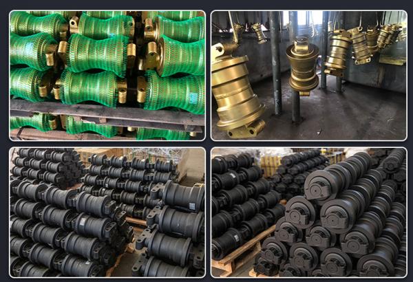 Tractor Dozzer Excavator Chassis Parts Track Top Roller Bottom Roller For PC100
