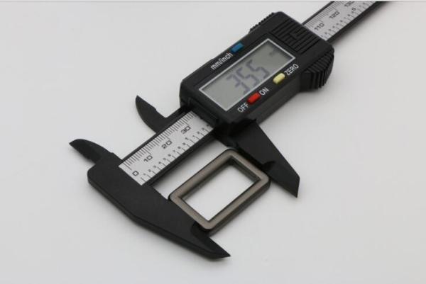 Handbag gunmetal zinc alloy 1 inch metal square buckles for sales