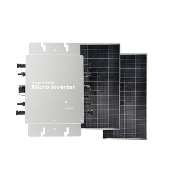 Silver Waterproof Solar Panel 1200w Micro Photovoltaic Inverter