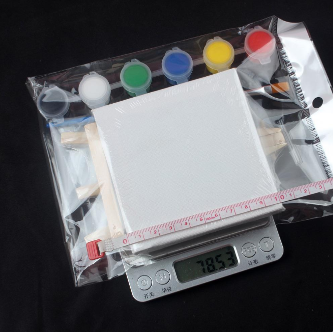 Professional Mini Cotton Pre-printed Stretched Canvas Oil Canvas DIY Painting and Acrylic Paint  for Kids Canvas Paint