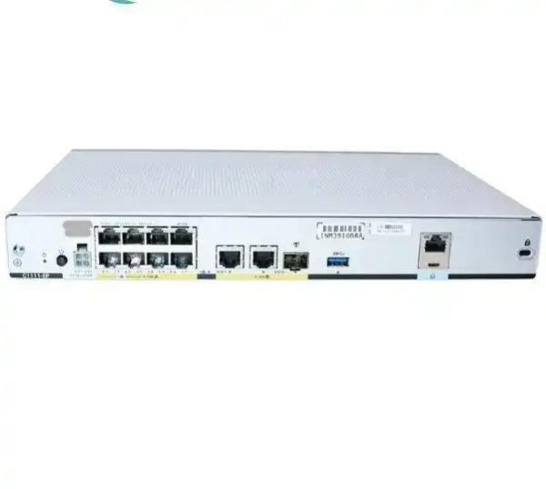 1100 Series 8 Ports Dual GE WAN Ethernet Router C1111-8P Seamless Connectivity with WPA2 Encryption