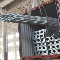 Q235 Polvo de lámpara de acero ligero galvanizado con un solo brazo