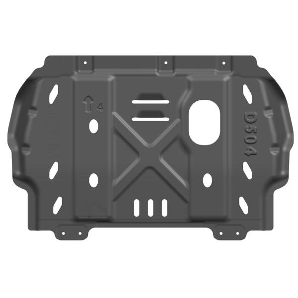Black Aluminum Alloy Steel DONGE RAM Chassis Skid Plate for 4x4 Automotive Accessdries
