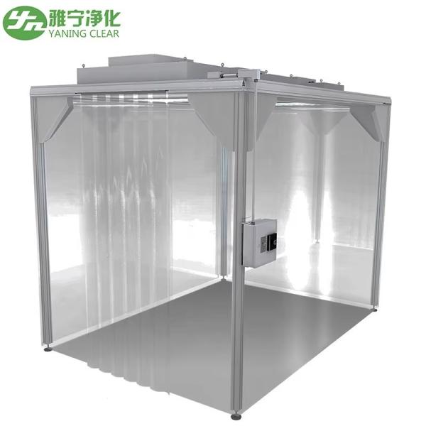 YANING GMP モジュラル 塵のないラミナール 空気の流れ 柔らかい壁 携帯 清潔なブース 清潔な部屋