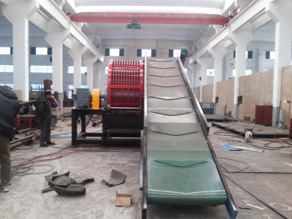 Double Shaft Tire Shredder rubber Shredder，Tire Shredder, Tire Crusher,Tire Shredding Machine- For Tire Recycling Plant