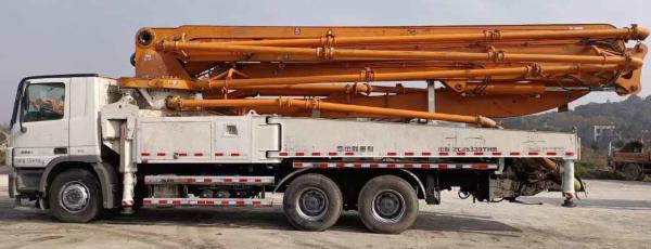 Zoomlion 47m Used Concrete Pump Truck With Mercedes Benz 3341 2013 Model
