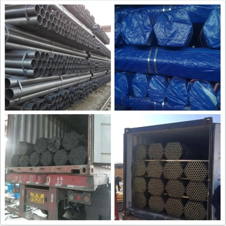 BS 1387 ASTM A53 Pipe en acier galvanisé Gi Pipe échafaudage Zinc 40 à 600 g/m2