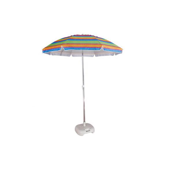 Aluminium Alloy Garden Winds Umbrella Manual Operation With Flap
