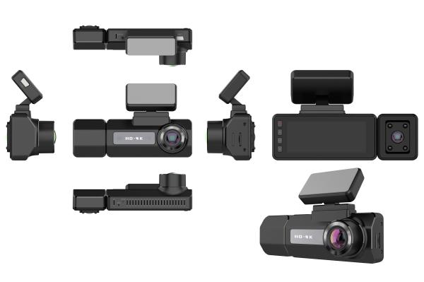 3 Channel 4K Dash Camera 64gb Wifi Night Vision Car Camera Recorder