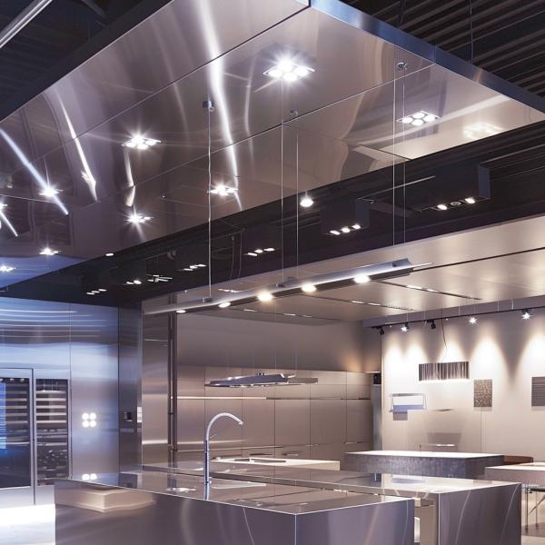 Rustproof Stainless Steel Ceiling Systems For Commercial Kitchens
