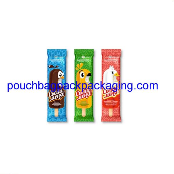 Ice bag pack plastic, long ice lolly packaging bag popsicle bags